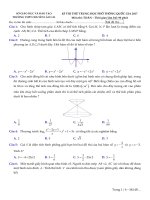 Đề thi thử THPT Quốc Gia môn Toán năm 2017 chuyên Lào Cai