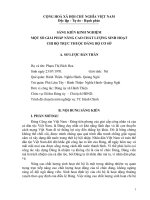 Một số giải pháp nâng cao chất lượng sinh hoạt chi bộ cơ sở