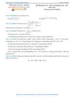 Đề thi HK2 Toán 11 năm học 2016 - 2017 trường THPT Chu Văn An - Hà Nội - TOANMATH.com