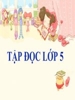 giáo án điện tử tập đọc lớp 5  hội thổi cơm thi ở đồng vân