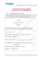 22. 21 De thi hinh hoc toa do Oxy co loi giai Tay Ninh