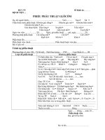 Quyết định số số 4069 2001 QĐ-BYT ngày 28 9 2001 của Bộ Y tế về việc ban hành mẫu hồ sơ bệnh án - Cục quản lý khám chữa bệnh PPT glocom