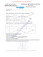 74. thi th THPT Qu c gia 2017 m n To n tr ng THPT Xu n T An Giang