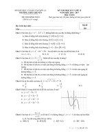 Đề thi HK2 Toán 12 năm học 2016 - 2017 trường THPT chuyên Sơn La - TOANMATH.com