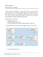 Môn học: Hệ cơ sở dữ liệu