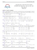 Đề thi HK2 Toán 12 năm học 2016 - 2017 sở GD và ĐT Đà Nẵng - TOANMATH.com
