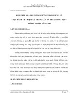 BIỆN PHÁP KHẢ THI PHÒNG CHỐNG THAM NHŨNG và THỰC HÀNH TIẾT KIỆM tại TRUNG tâm kỹ THUẬT TỔNGHỢP – HƯỚNG NGHIỆP ĐỒNG NAI 