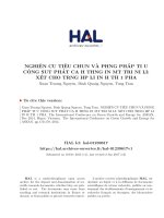 NGHIÊN CỨU TIÊU CHUẨN VÀ PHƯƠNG PHÁP TỐI ƯU CÔNG SUẤT PHÁT CỦA HỆ THỐNG ĐIỆN MẶT TRỜI NỐI LƯỚI: XÉT CHO TRƯỜNG HỢP LƯỚI ĐIỆN HẠ THẾ 1 PHA