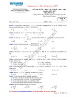 18. De thi thu mon toan trac nghiem 2017 truong thpt ngo si lien bac giang lan 1