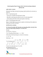 Giai bai tap dai so lop 9 chuong 3 bai 5 giai bai toan bang cach lap he phuong trinh