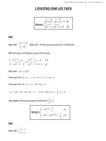 Bài tập phương pháp lũy thừa giải hệ phương trình có lời giải - TOANMATH.com HPT PP LUYTHUA