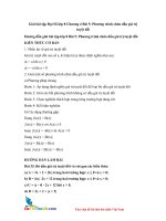 Giai bai tap dai so lop 8 chuong 4 bai 5 phuong trinh chua dau gia tri tuyet doi