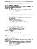 de cuong on thi tot nghiep thpt mon van