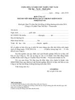 (7a) Mẫu lý lịch, Đơn ứng cử, đề cử HDQT BKS 2016