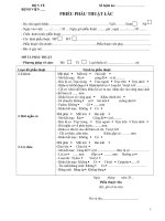 Quyết định số số 4069 2001 QĐ-BYT ngày 28 9 2001 của Bộ Y tế về việc ban hành mẫu hồ sơ bệnh án - Cục quản lý khám chữa bệnh PPT lac