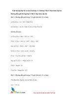Giai bai tap dai so va giai tich lop 11 chuong 5 bai 5 dao ham cap hai
