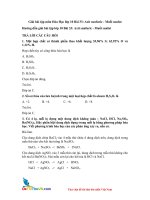 Giai bai tap mon hoa hoc lop 10 bai 33 Axit sunfuric Muoi sunfat