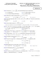 Đề khảo sát chất lượng môn Toán lớp 10 trường THPT chuyên Vĩnh Phúc lần 4 - TOANMATH.com