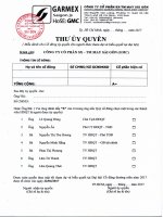 58 thu uy quyen tham du dai hoi dong co dong thuong nien nam 2017