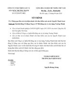 2016   HC   16. To trinh vv tu nhiem tv BKS Ms Loan