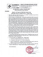 13 13 To trinh hop tac voi Cty TNHH det Tuong Long thanh lap cty TNHH Sai gon Tuong Long