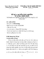 Skkn kĩ thuật tìm nghiệm của phương trình lượng giác có điều kiện 