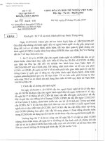 Công văn và mẫu báo cáo yêu cầu báo cáo tình hình sử dụng phôi CCHN và GPHĐ của Sở Y tế - Cục quản lý khám chữa bệnh