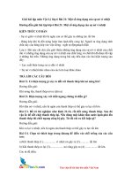 Giai bai tap mon vat ly lop 6 bai 21 mot so ung dung cua su no vi nhiet