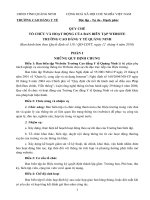 quy che to chuc hoat dong cua bbt website