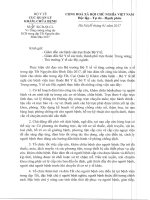 Công văn chỉ đạo khám chữa bệnh và báo cáo Tết Nguyên đán Đinh Dậu 2017