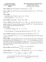 2 đề thi thử THPT Quốc gia 2016 môn Toán trường Trí Đức - Hà Nội - TOANMATH.com 2 de tri duc