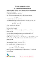 Giai bai tap hinh hoc lop 9 chuong 3 bai 10 dien tich hinh tron hinh quat tron