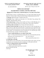 2016 HC 1. Thong bao moi hop