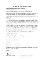 Giai bai tap mon vat ly lop 6 bai do do dai