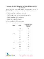 Giai bai tap mon dia ly lop 10 bai 49 thuc hanh ve luoc do va phan tich so lieu ve du lich