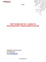 Tiếp thị đến quý cô – Chúng ta đã đi được một chặng đường khá dài  -  chuyên đề - LANTABRAND - Total Brand Solution™ tiep thi den quy co