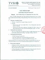 Giay Moi Du Hop Dai Hoi Co Dong Bat Thuong 2017