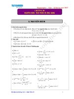 24. De cuong on tap toan Giai tich 12 hoc ki 2