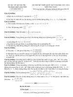 Đề thi thử THPT Quốc gia 2016 môn Toán trường Cồn Tiên - Quảng Trị - TOANMATH.com con tien quang tri