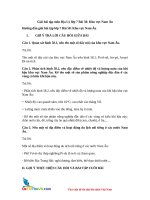 Giai bai tap mon dia ly lop 7 bai 58 khu vuc nam au