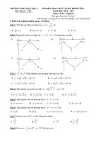 Đề kiểm tra chất lượng bồi dưỡng Toán 10 năm học 2016 - 2017 trường THPT Hậu Lộc 4 - Thanh Hóa - TOANMATH.com