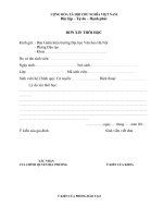 Biểu mẫu | Phòng Đào tạo – Đại học Văn hóa Hà Nội MAU XIN THOI HOC 1