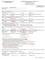 DE THI KHAO SAT LAN 1  TRUONG THPT NONG CONG 2