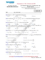 25. De thi thu mon toan trac nghiem 2017  truong thpt ngo gia tu vinh phuc lan 1