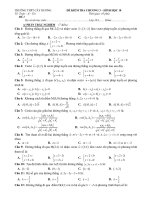 Đề kiểm tra Hình học 10 chương 3 (Tọa độ mặt phẳng) trường THPT Cây Dương - Kiên Giang - TOANMATH.com