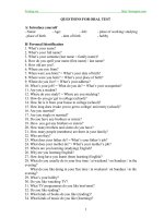 cau hoi on tap van dap tieng anh trinh do b