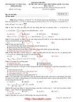 Đề thi thử THPT Quốc gia môn Vật Lý năm 2016 của tỉnh Yên Bái ly yen bai