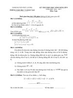 Đề thi HSG cấp huyện môn Toán 9 năm học 2016 - 2017 | Phòng GD&ĐT huyện Phú Lương