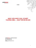 ngay xua ngay xua co mot thuong hieu...nhu the da ra doi