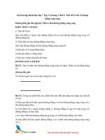 Giai bai tap hinh hoc lop 7 tap 1 chuong 1 bai 5 tien de o clit ve duong thang song song